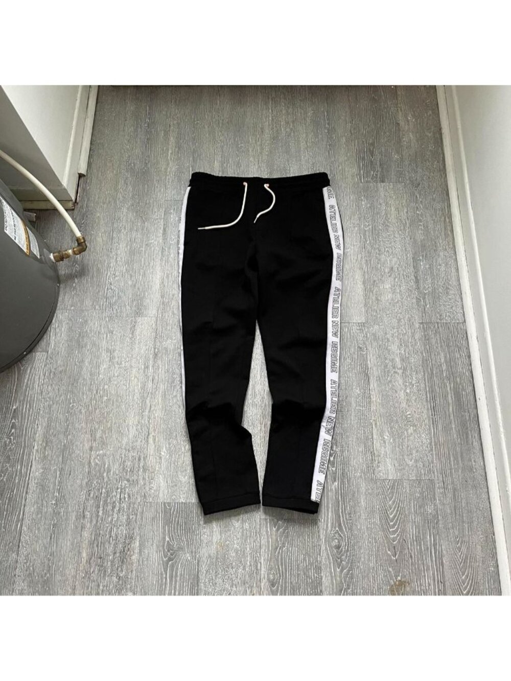 Black / White / Orange Atelier New Regime Track / Sweat Pants